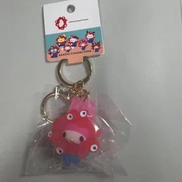 산리오 미야쿠미야쿠 변신 입체 마스코트 클리어 키링 마이멜로디
