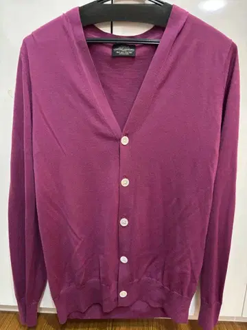 UNITED ARROWS 퍼플 가디건 L 사이즈