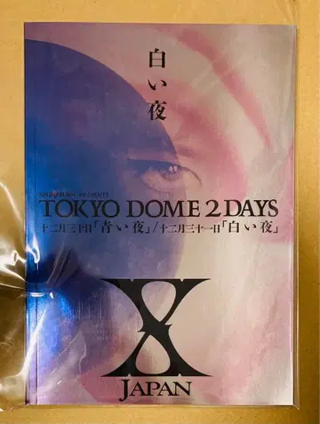 X JAPAN 푸른 밤 하얀 밤 팜플렛 복각판 B5 사이즈