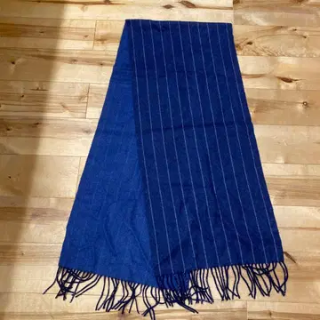 UNITED ARROWS 네이비 스트라이프 머플러