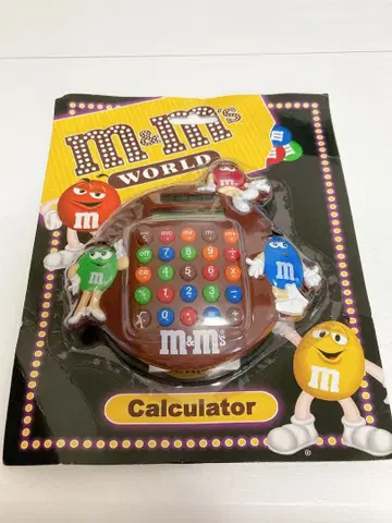m&m's 엠앤엠즈 계산기 해외 레트로 브라운 레어 아메리칸 잡화