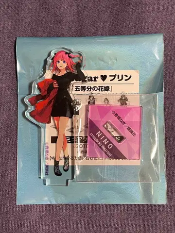 5등분의 신부 Anisugar 푸딩 트레이딩 미니 아크릴 스탠드 니노