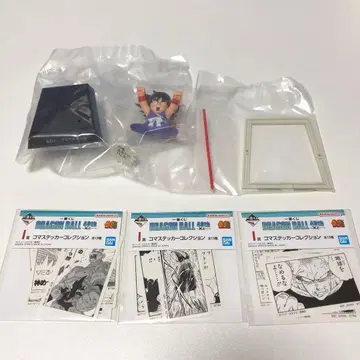 드래곤볼 제일복권 E상 만화 스트럭처 손오공 스티커 3개