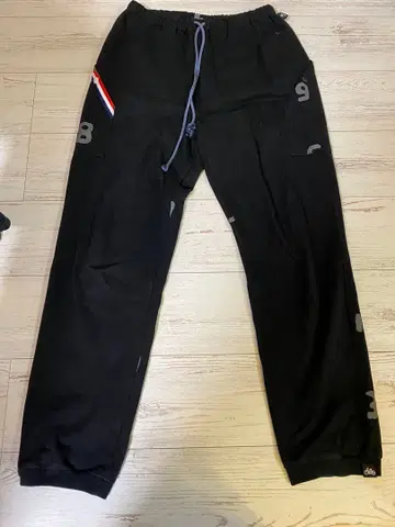 르꼬끄 스포르티브 숫자 프린트 조거 팬츠 L