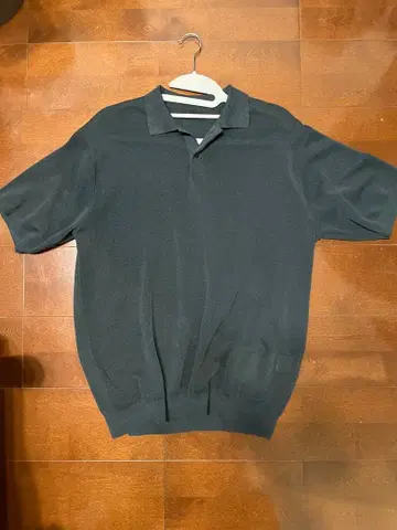 그린 라벨 릴랙싱 다크 그레이 반팔 피케 셔츠