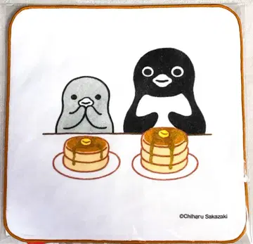 펭귄 찻집 팬케이크 미니 핸드 타월 Suica 사카자키 치하루