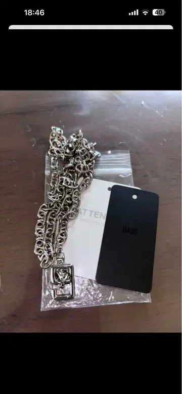 HARE 멀티 체인 라리엣 실버 목걸이 [ 새상품 ]