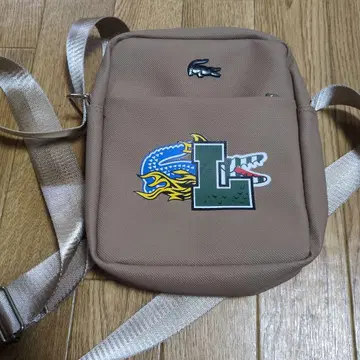 LACOSTE 베이지 숄더백 라코스테