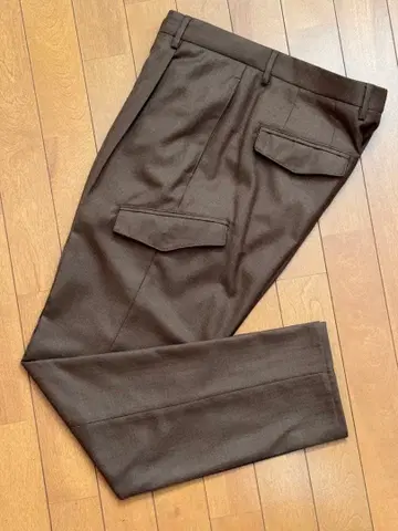 TAGLIATORE / 딸리아또레 울 카고 팬츠 브라운 48