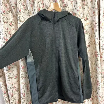 다크 그레이 풀 집업 후드티