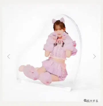 타카마츠 히토미 아크릴 블록 고양이