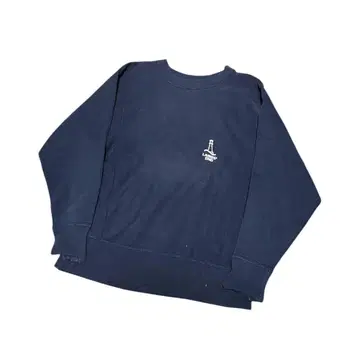 80s 챔피온 리버스 위브 랜즈엔드 프린트 트리코 태그 네이비