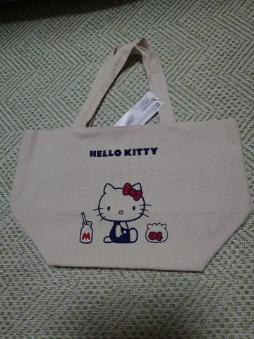 헬로키티 토트백 베이지