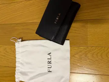 FURLA 3단 폴더형 지갑 블랙