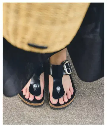 BIRKENSTOCK 37 람세스 빅 버클 이에나 별주