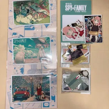 SPY x FAMILY 스파이 패밀리 엽서 세트 USJ 스티커