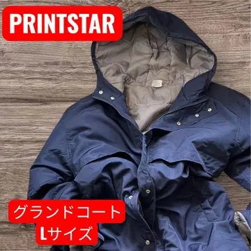 미사용 새상품 Printstar 네이비 그랜드 코트 L 사이즈