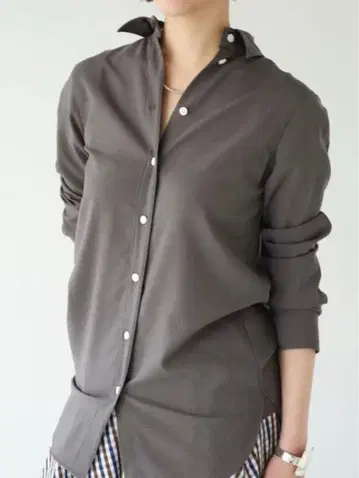 매디슨 블루 마담 셔츠 울 보일 사이즈 00