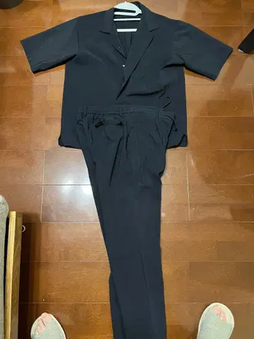 오픈 카라 셔츠 PLST 셋업 L 사이즈