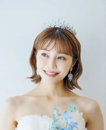 Refinado 로즈 티아라 브라이덜