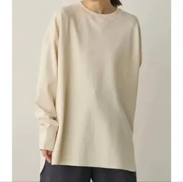 SelectShopMal. 스트레치 컷 조젯 밑단 라운드 풀오버