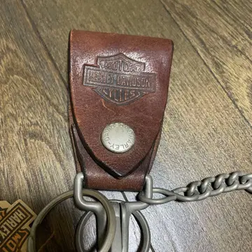 Harley Davidson 가죽 키링 골동품