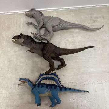 공룡 완구 3종 티라노사우루스 인도미누스 렉스 스피노사우루스