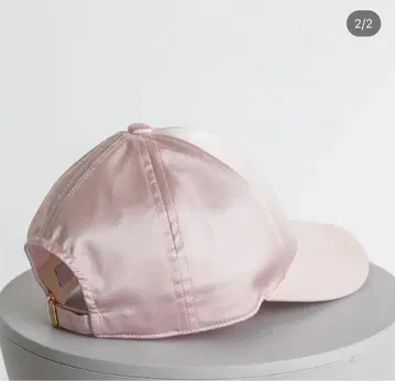새틴 핑크 캡 미사용 새상품 pois
