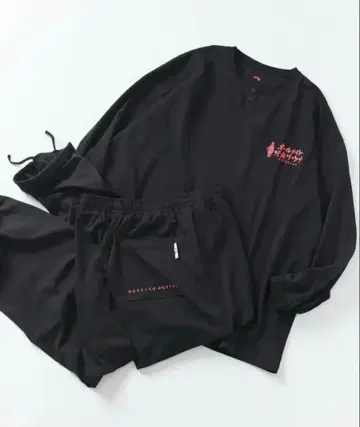 XXXL 올나이트 사우나 사우나다 히로유키 프린트 셋업 관내복