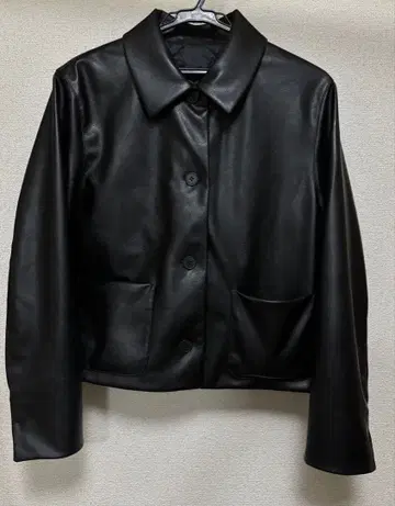 UNIQLO 코팅 숏 자켓