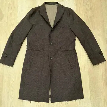 아바하우스 체스터 코트 프린지 마감