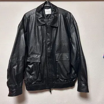 FREAK'S STORE 블랙 가죽 자켓