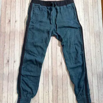 Ron Herman 론 헤르만 조거 팬츠 S 데님풍 맨투맨 밑단 리브