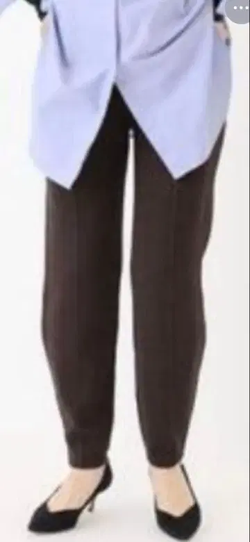 새상품급 VERMEIL par iena 니트 조거 팬츠 브라운