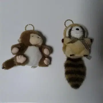 TAKENOKO 봉제 인형 키링 2개