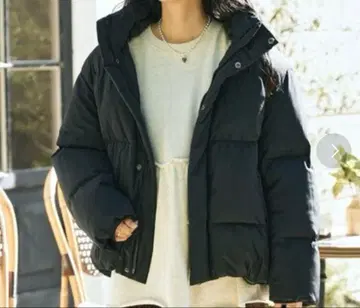 FREAK'S STORE 웜 미들 퍼프 자켓 블랙 M 사이즈