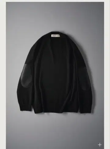 nahyat 블랙 니트 스웨터 N-117 캐시미어 사이즈 3