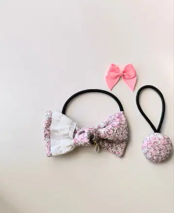 [리버티] 리본&펄 머리끈