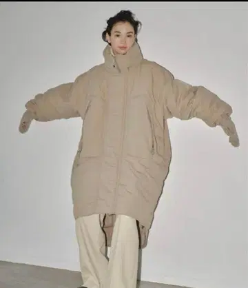 todayful 몬스터 다운 코트 36 올리브