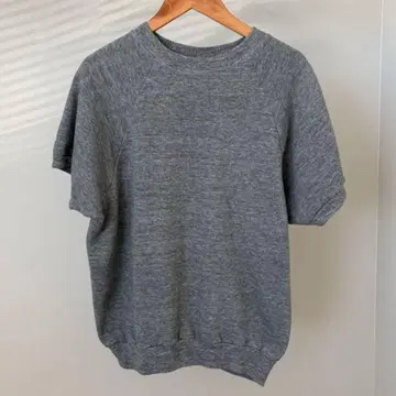 USA 제조 70년대~80년대 시어스 킹스 로드 맨투맨 그레이 반팔