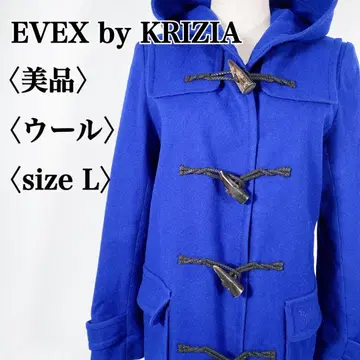 [새상품급] 에베크스 바이 크리치아 울 블렌드 자수 더플 코트