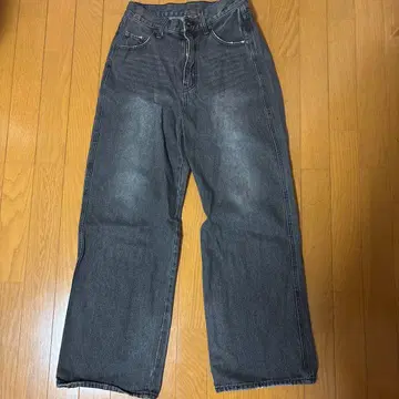 WEGO 그레이 와이드 팬츠 M 사이즈