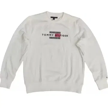 [ 미사용 새상품 택 포함 ] TOMMY 타미힐피거 맨투맨 화이트 M