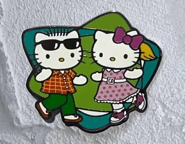 초귀중 2005년 헬로키티 USJ 핀 배지 아메리칸 다이너