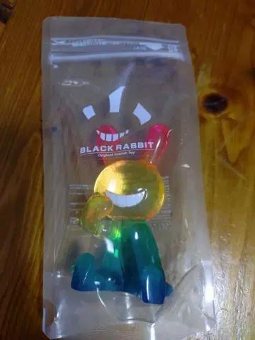 BLACK RABBIT 블랙라빗 소프트 비닐 클리어 레인보우 미개봉