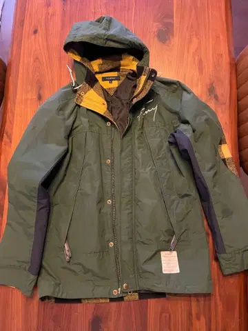 TOMMY 후드 부착 마운틴 후드티 M