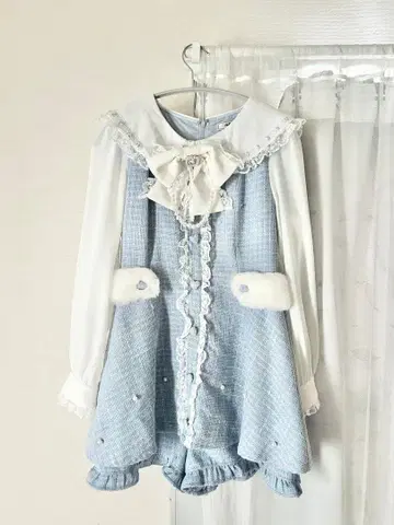 ank rouge 원피스 스카이블루