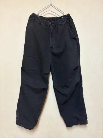 유니클로 와이드 파라슈트 팬츠 데님