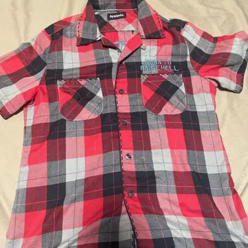 hysteric. 반팔 셔츠 빨검 체크