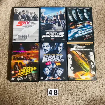 와일드 스피드 DVD 6작품 세트